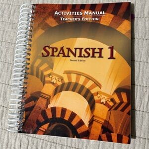 BJU press Spanish 1 Activities Manual Teacher's Edition 2004